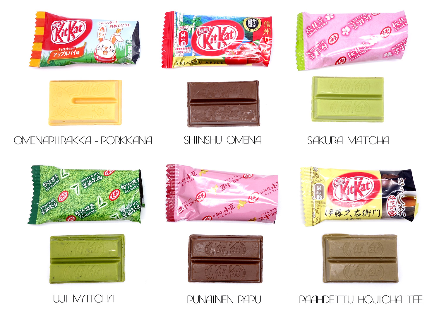 Kusi Japanin KitKat makua