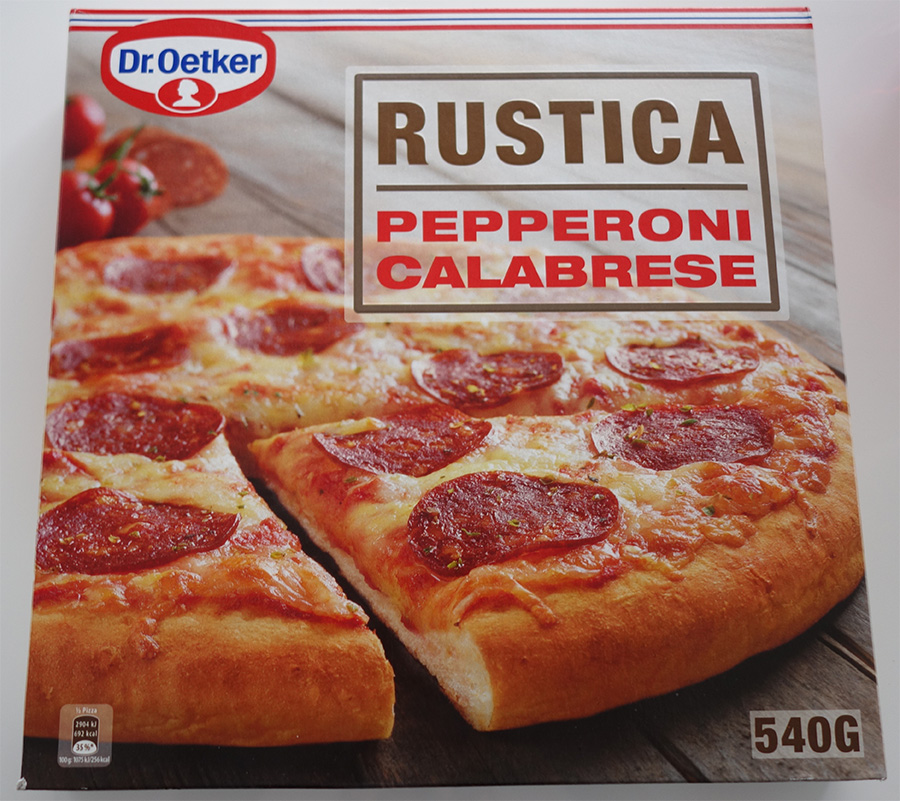 Pizza Rustica Pepperoni Calabrese (Dr. Oetker)